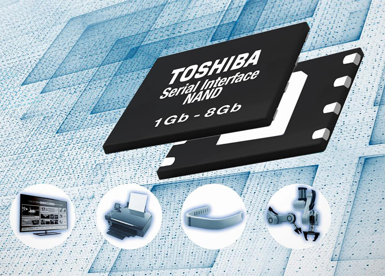 Toshiba Memory выпускает второе поколение NAND-памяти для встраиваемых решений
