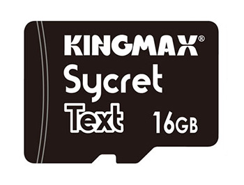 Kingmax Sycret Text: карты памяти microSD с шифрованием RSA 2048/TRNG/AES-256