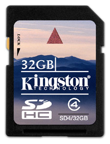 Kingston выпустила SDHC карту памяти серии Elite Pro емкостью 32 ГБ