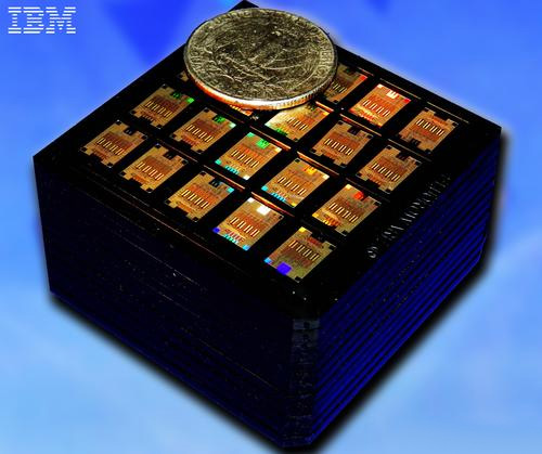IBM показала интегрированный кремний-фотонный чип