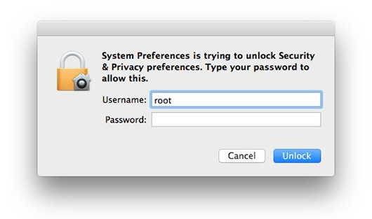 Новая MacOS допускает вход без пароля