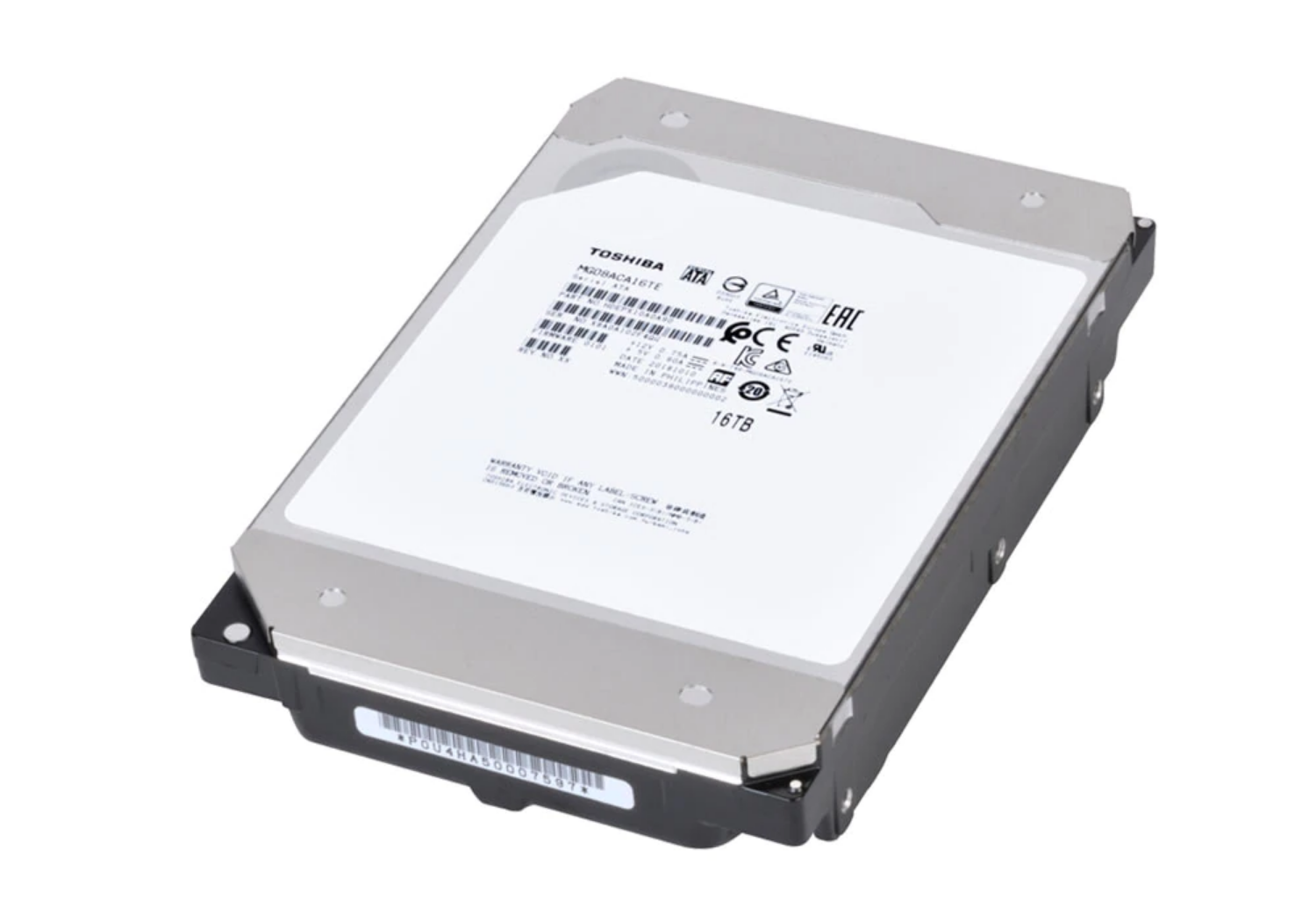 Жесткие диски Toshiba на 16 ТБ совместимы с Adaptec Smart Storage