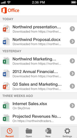 Microsoft выпустила Office Mobile на iPhone