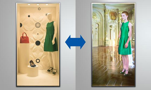 Panasonic анонсировала прозрачные экраны для коммерческого использования Panasonic анонсировала прозрачные экраны для коммерческого использования