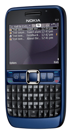 Nokia E63 - доступный коммуникатор на базе Symbian с QWERTY-клавиатурой