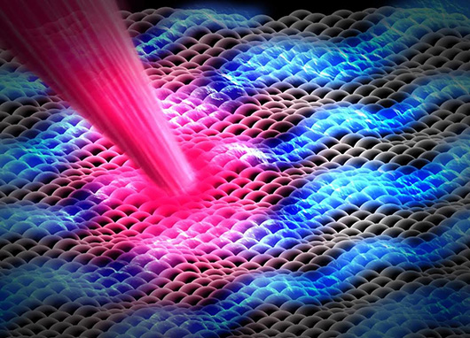 Физики впервые наблюдали атомные волны в 2D-материале