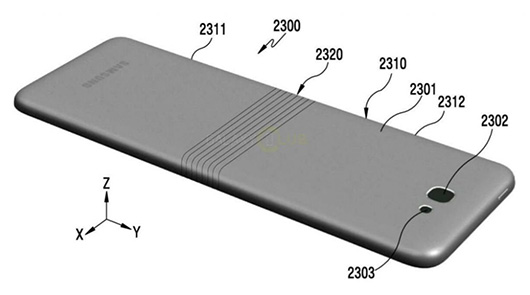 Samsung патентует идею смартфона со складывающимся экраном