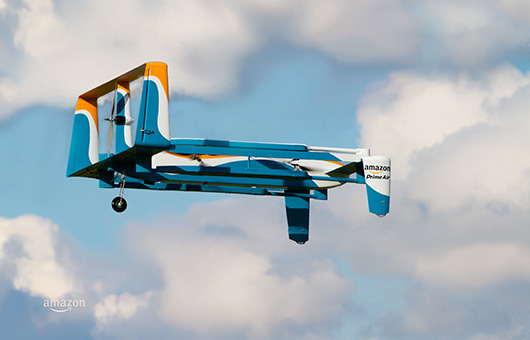Дроны Amazon Prime Air смогут доставлять посылки весом до 2,3 кг за 30 минут