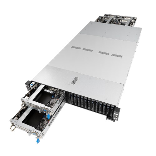 ASUS RS620SA-E10-RS12 — первый в мире сервер формата 2U6N на платформе AMD EPYC