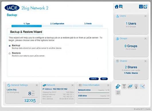 LaCie 2big network 2 добротный двухдисковый NAS с оригинальным дизайном