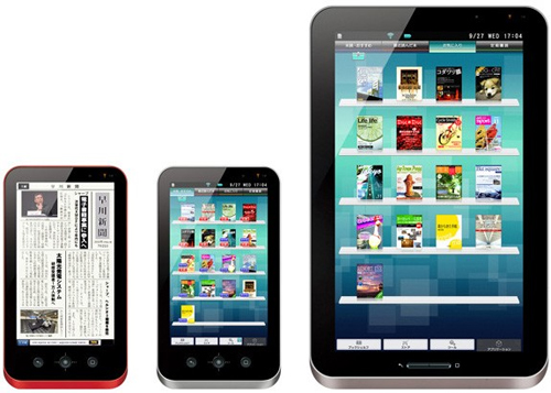 Sharp запустит в Японии сервис электронных книг Galapagos