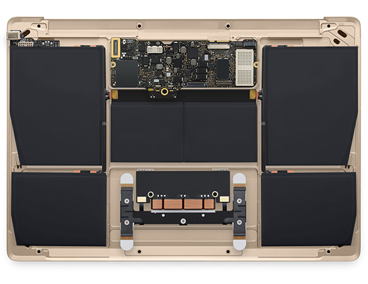 Apple представила тонкий безвентиляторный ноутбук MacBook