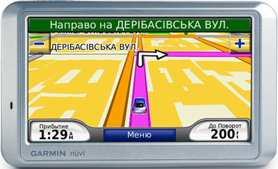 «Навионика» обновила карту Украины для навигаторов Garmin