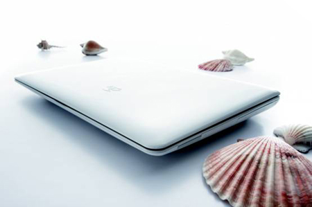 ASUS представляет имиджевый нетбук Eee PC Seashell
