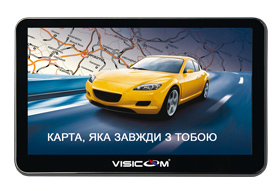 «Визиком» представила GPS-навигатор с 6-дюймовым экраном