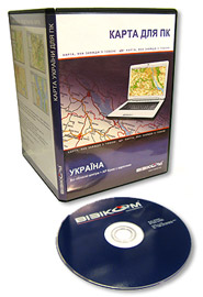 «Визиком» выпустила подробную электронную карту Украины