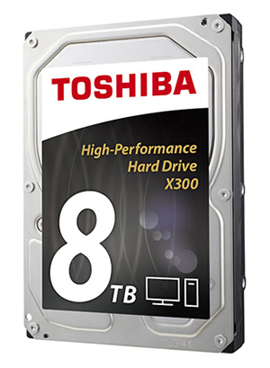 Toshiba анонсировала новый жесткий диск объемом 8 ТБ