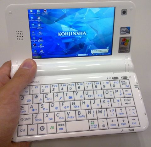 В Японии выпущен Windows-нетбук массой 345 г