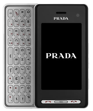 LG Prada Phone 2-го поколения оснащен выдвижной клавиатурой