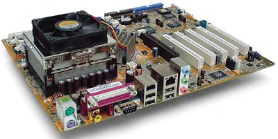 SiS 655TX плюс Pentium 4 Prescott усиленный боекомплект